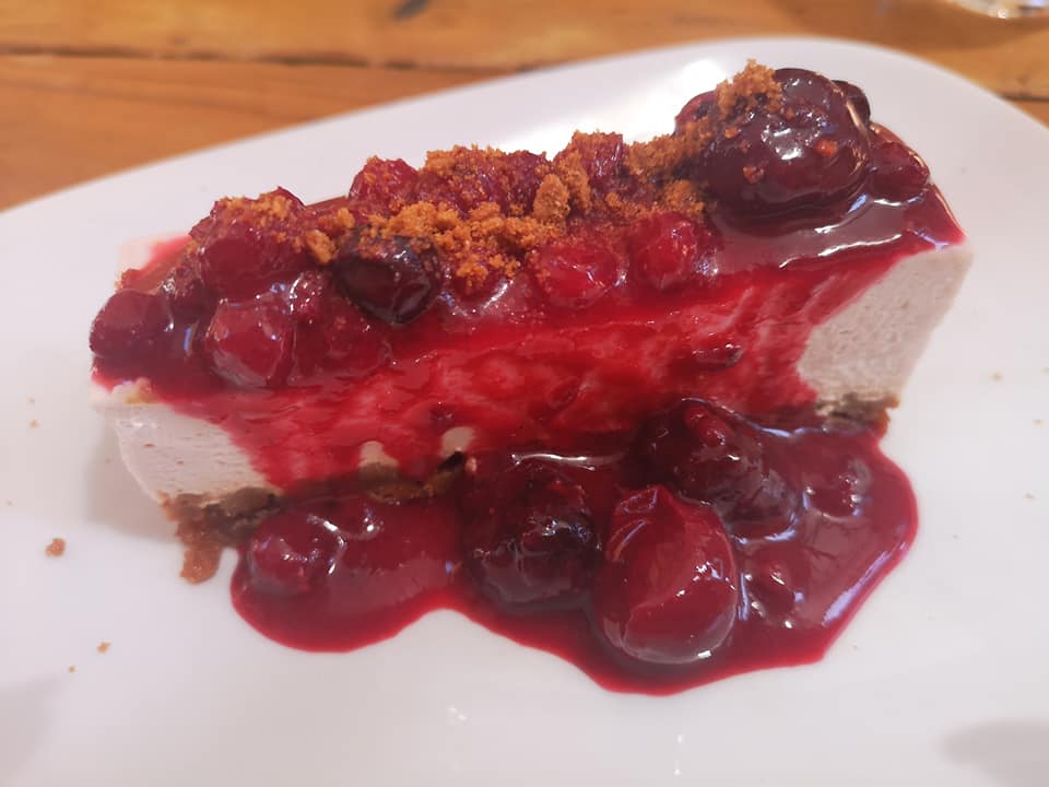Cheese cake à la framboise